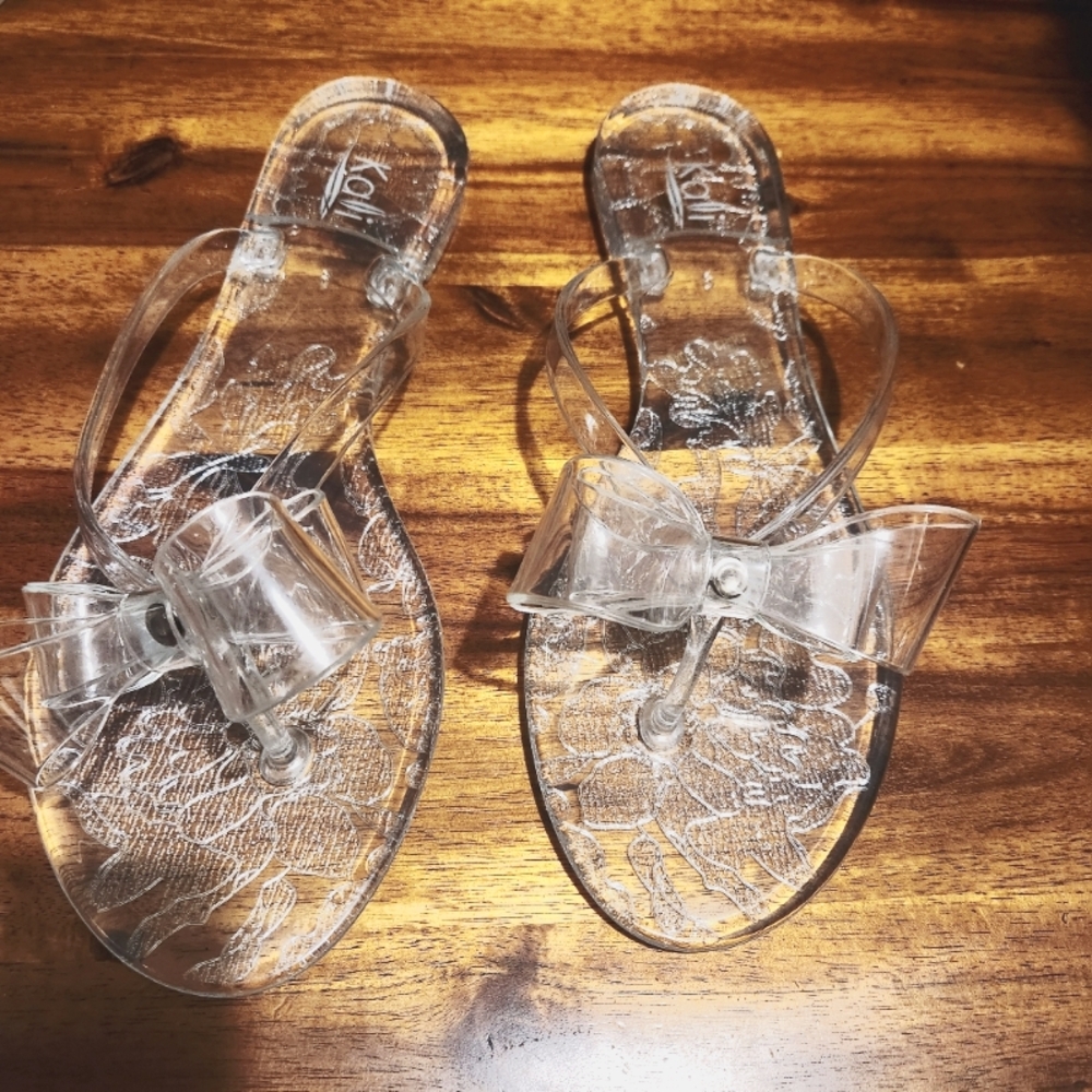 New Kali Clear Jelly Thong Sandals